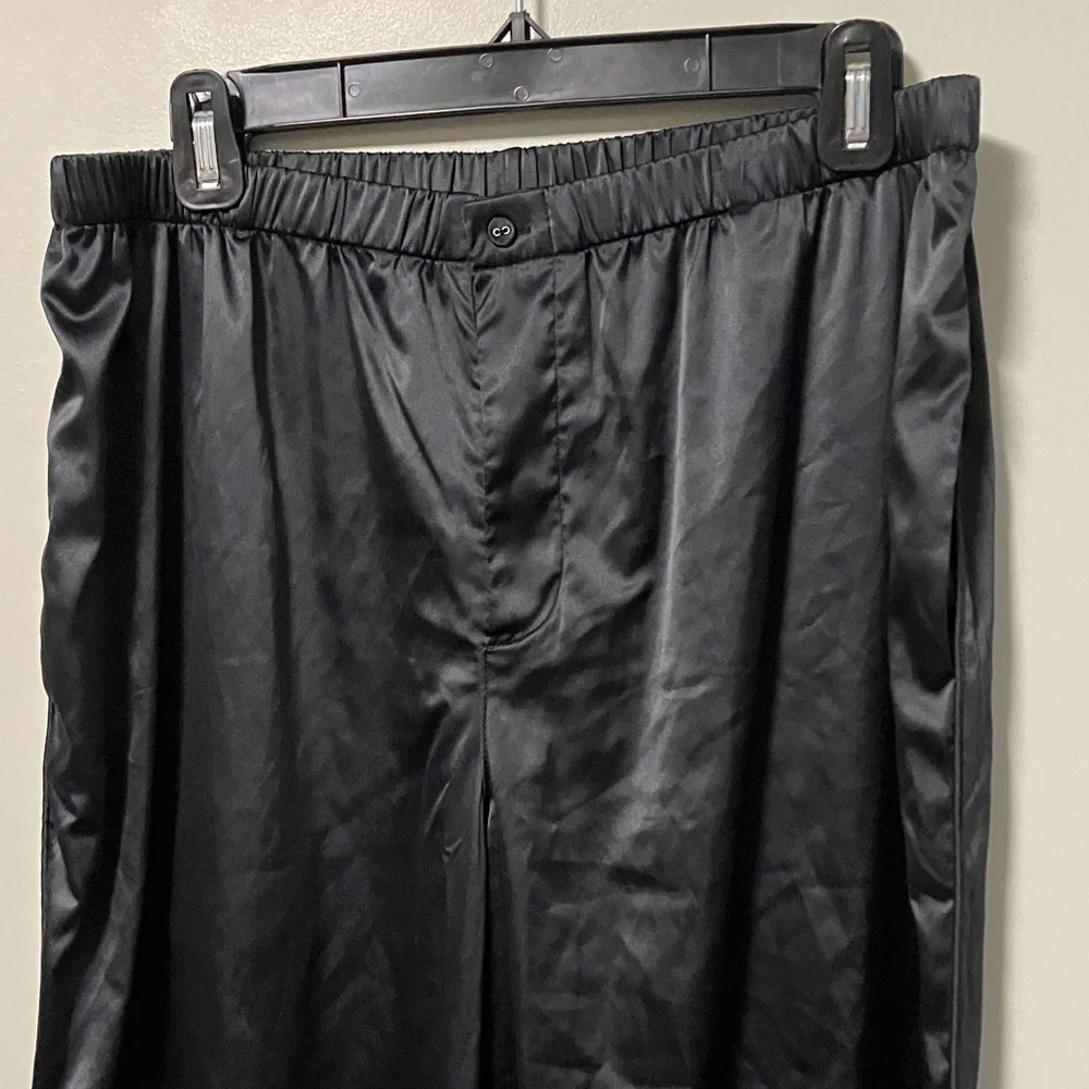 SKIMS Black Satin Pants - Picture 2 of 5
